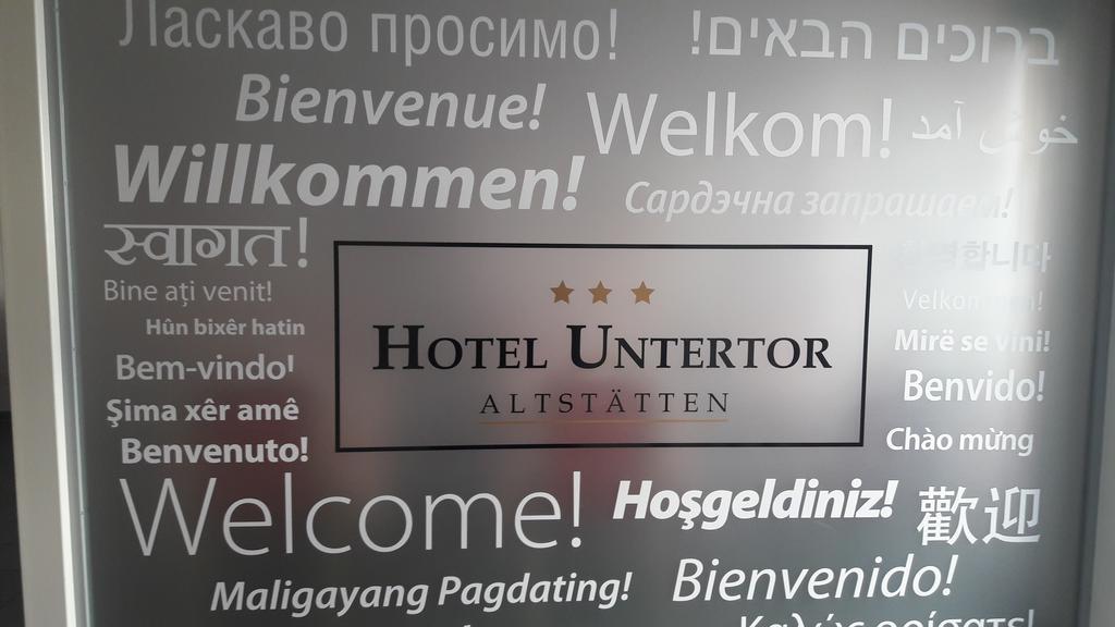 Hotel Untertor By Maier - Self-Check-In อัลท์ชเตทเทน ภายนอก รูปภาพ
